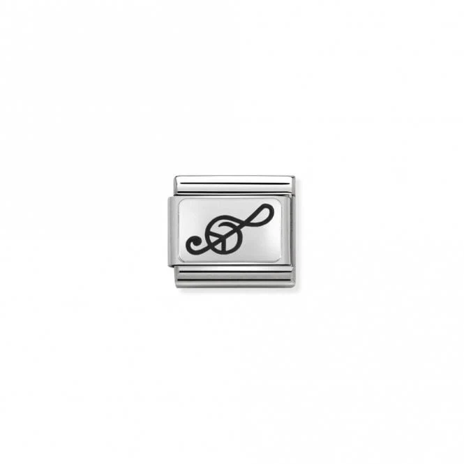 Classic Silver Treble Clef Music Charms