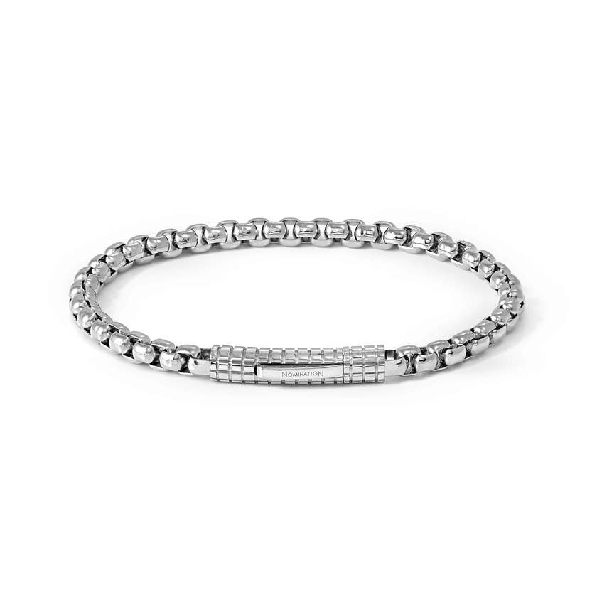 ManVision 5mm Link Bracelet in Silver Steel