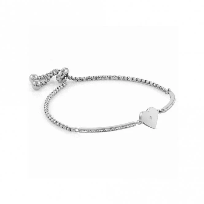 Milleluci Heart Bracelet in Silver with CZ - Image 2