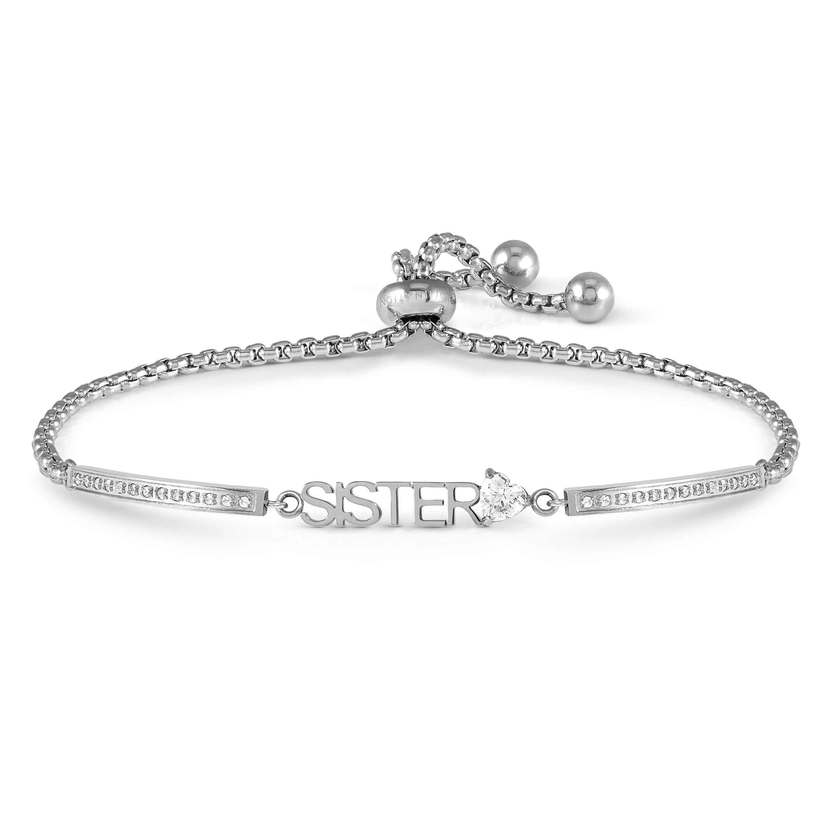 Milleluci Sister Bracelet in Silver & CZ