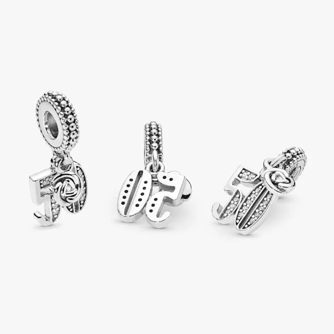 50th Celebration Dangle Charms - Image 3