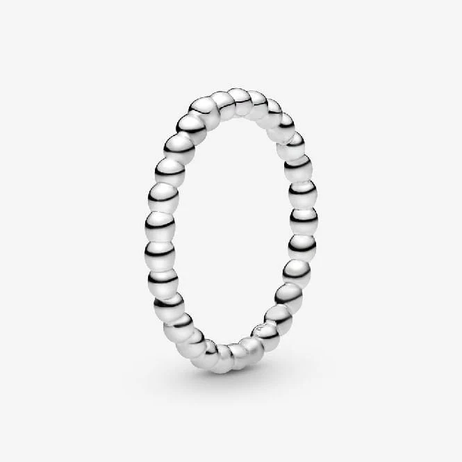 Beaded Stacking Ring, Size 62
