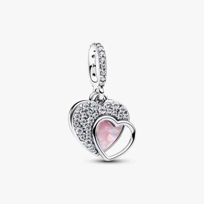 Beautiful Mother Double Dangle Charms