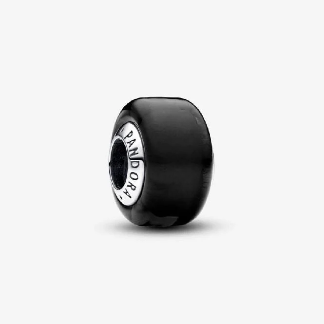 Black Mini Murano Glass Charms