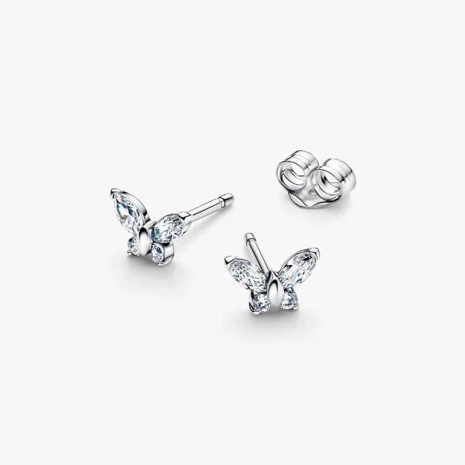 Butterfly Stud Earrings - Image 2