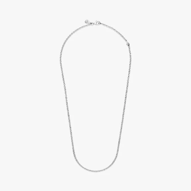 Cable Chain Necklace, 45cm - Image 3