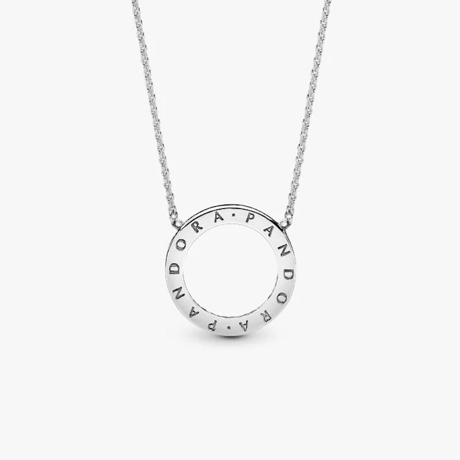 Circle of Sparkle Necklace, 45cm - Image 3