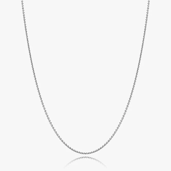 Classic 1.5 mm wide Cable Chain Necklace, 90cm - Image 4