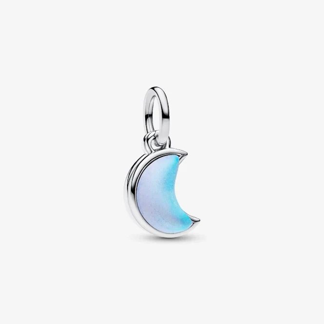 Crescent Moon Double Dangle Charms