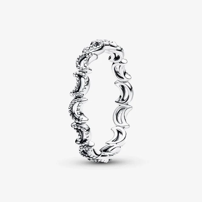 Crescent Moon Ring, Size 52