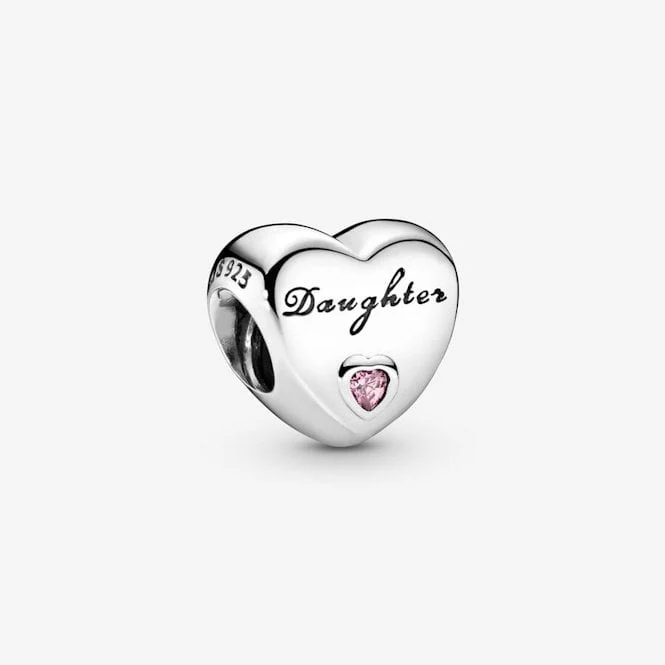 Daughter Heart Charms