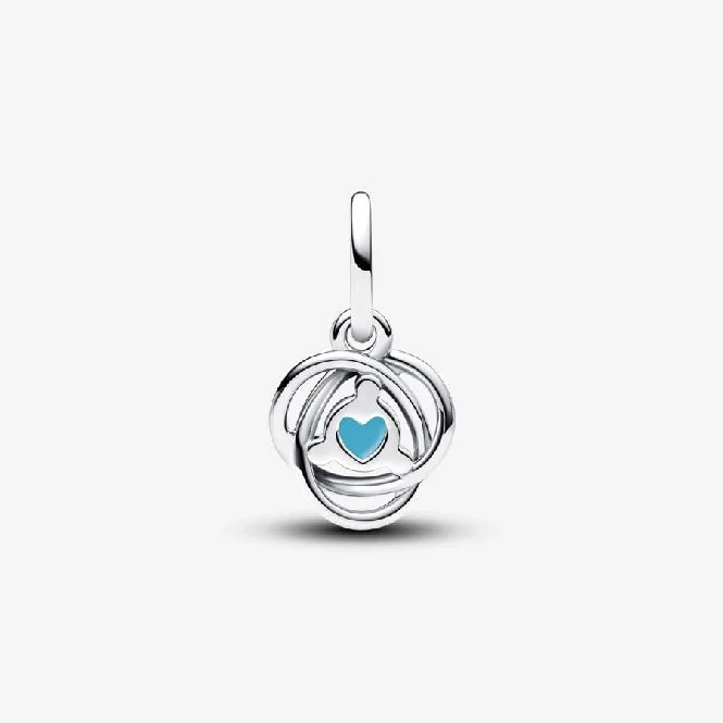 December Birthstone Eternity Circle Dangle Charms - Image 2