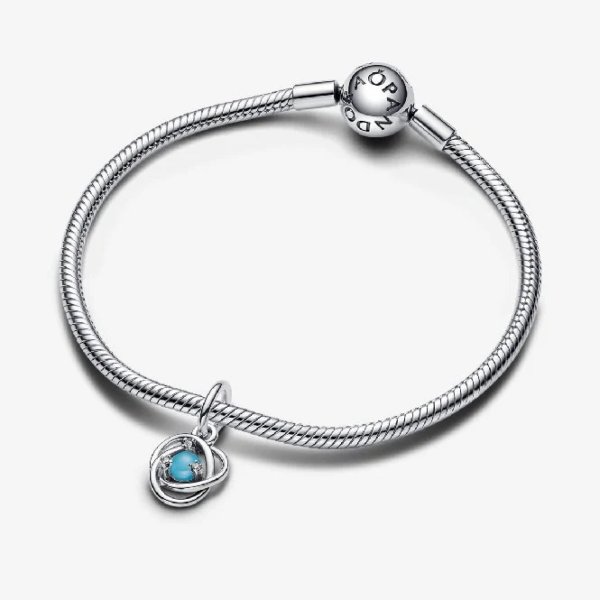 December Birthstone Eternity Circle Dangle Charms - Image 3