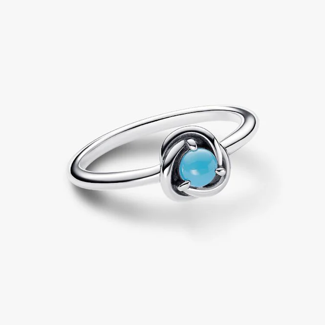 December Birthstone Eternity Circle Ring, Size 54 - Image 2