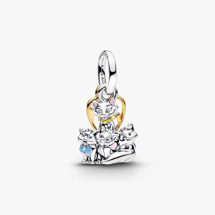 Disney Aristocats Duchess & Kittens Dangle Charms