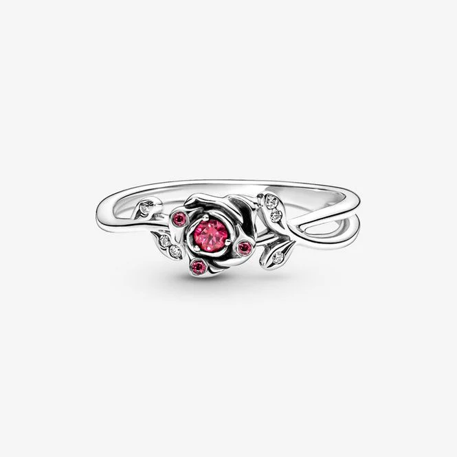 Disney Beauty and the Beast Rose Ring, Size 50 - Image 2