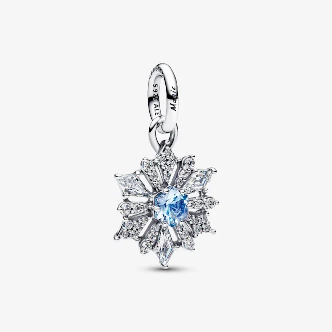 Disney Frozen Queen Elsa Snowflake Dangle Charms
