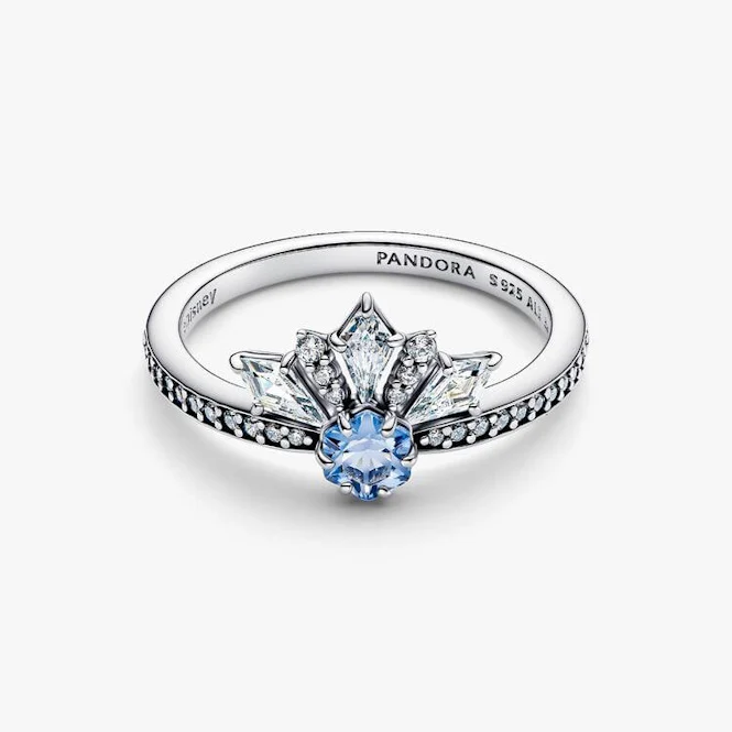 Disney Frozen Queen Elsa Tiara Ring, Size 50 - Image 2
