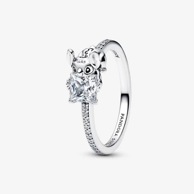 Disney Stitch & Stone Ring, Size 48