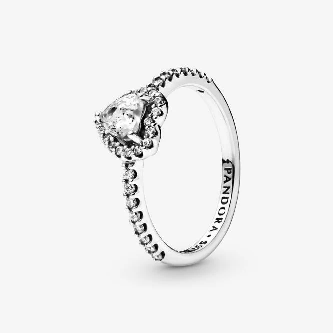 Elevated Heart Ring, Size 52