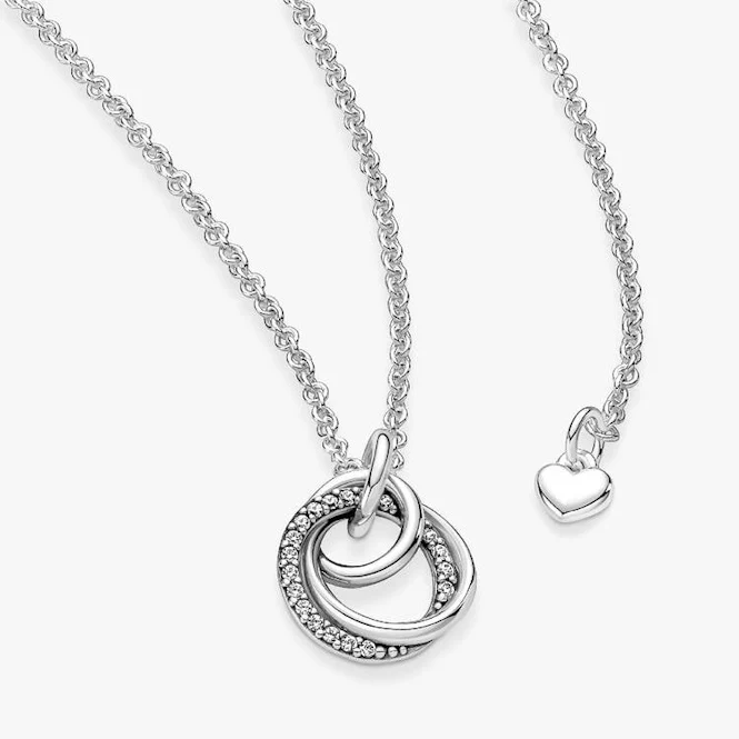 Family Always Encircled Pendant Necklace, 60cm - Image 2
