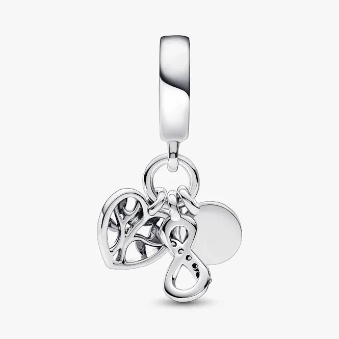 Family Infinity Triple Dangle Charms - Image 4