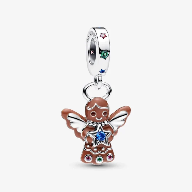 Gingerbread Angel Dangle Charms