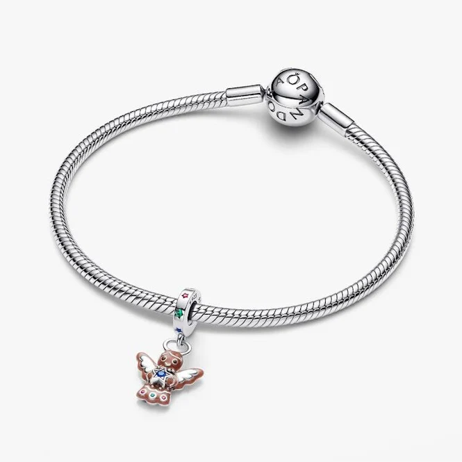 Gingerbread Angel Dangle Charms - Image 2