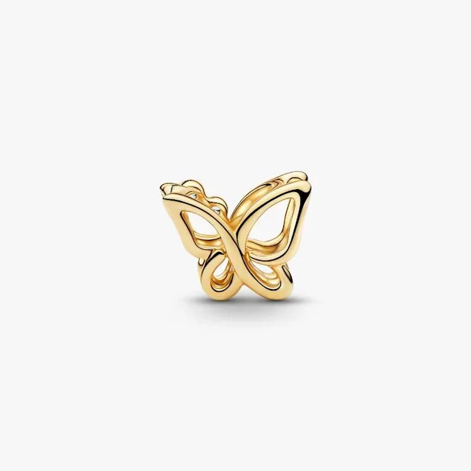 Gold Butterfly Openwork Charms - Image 4