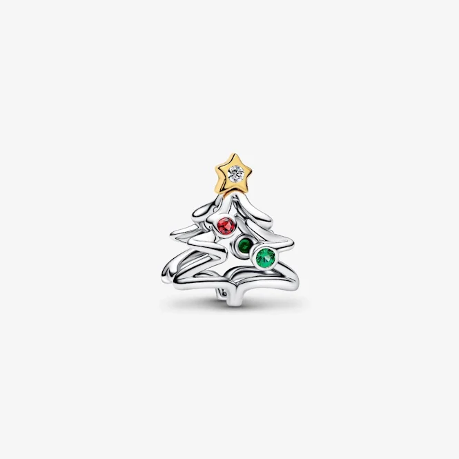 Gold Christmas Tree Charms