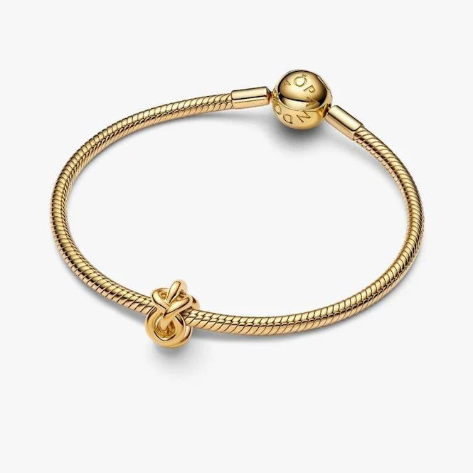 Gold Infinity Knot Charms - Image 2