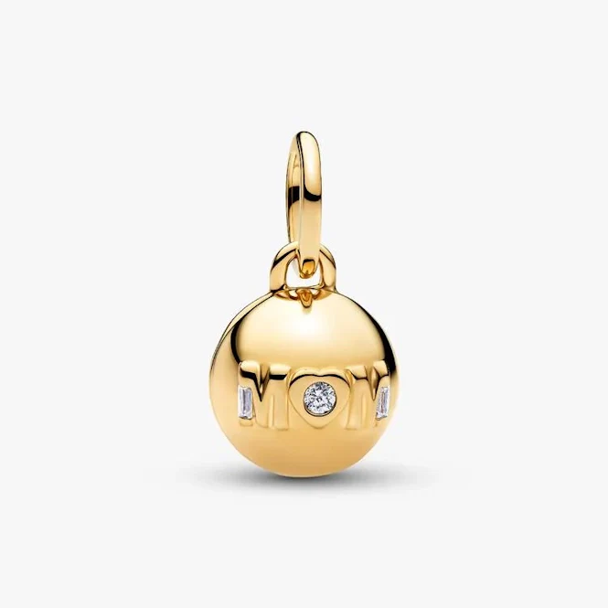 Gold Mom Ball Clasp Charms