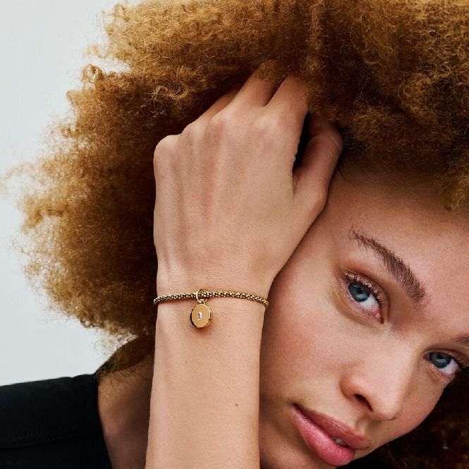 Gold Openable & Engravable Love Locket Dangle Charms - Image 4