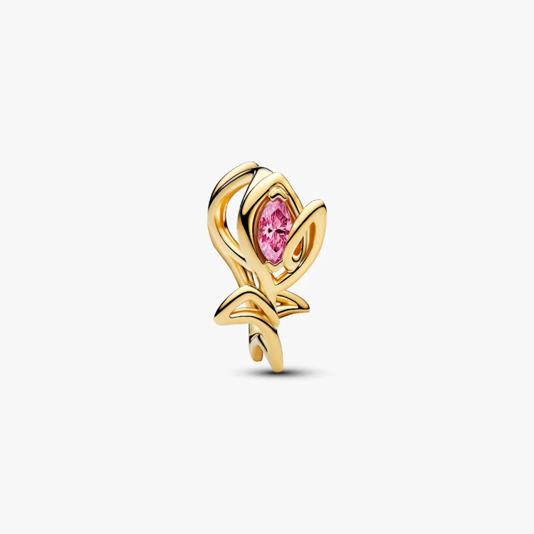 Gold Tulip Openwork Charms