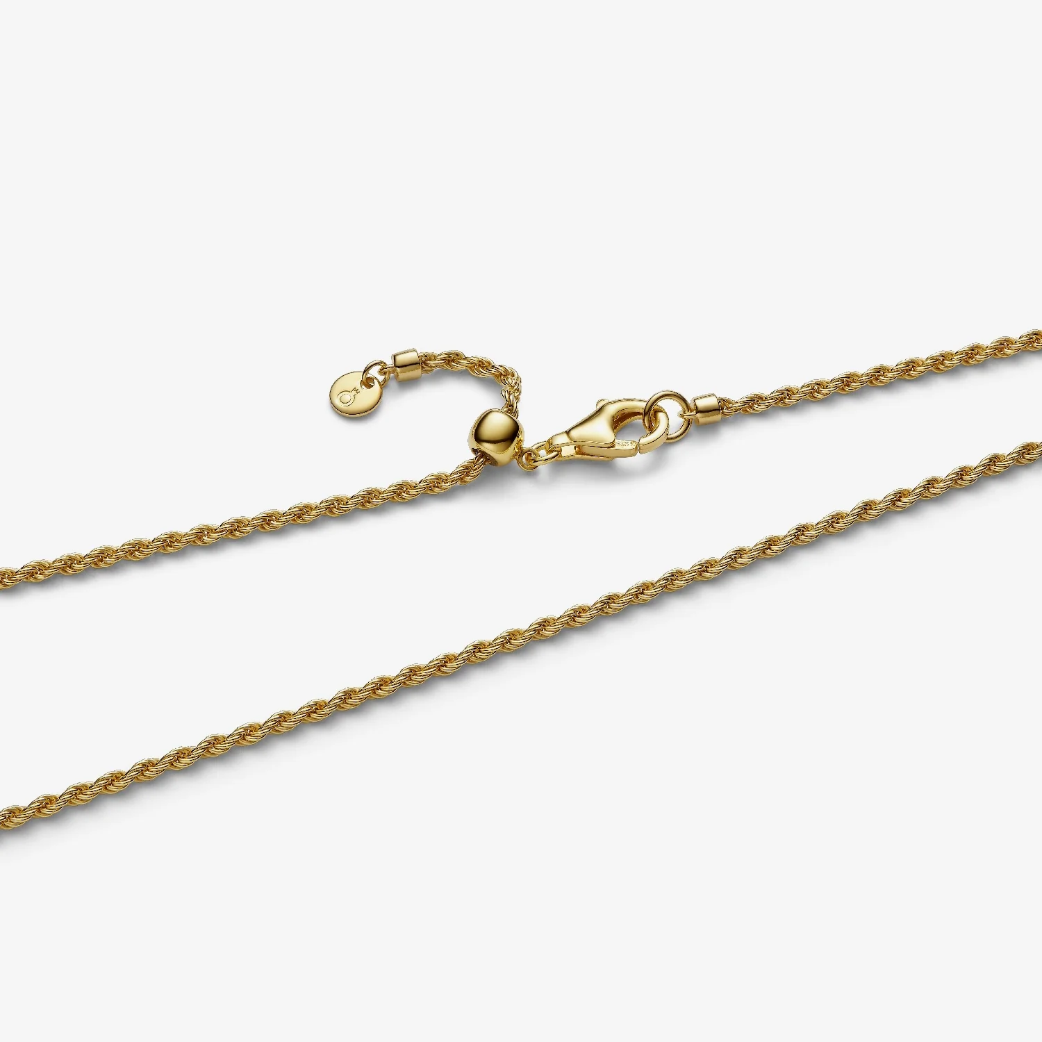 Gold Rope Chain Necklace, 70cm - Image 2