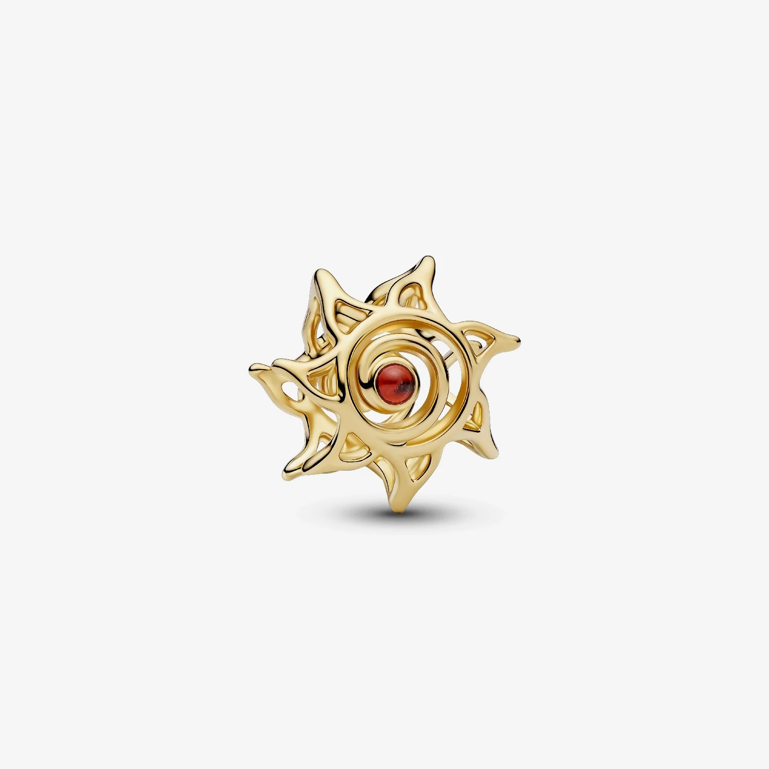 Gold Sun Openwork Charms