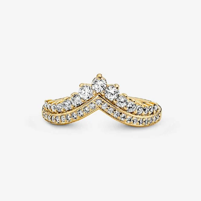 Gold Timeless Wish Tiara Ring, Size 50 - Image 2