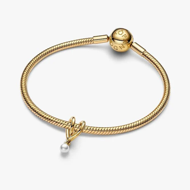 Gold Wrapped Heart Charms - Image 2