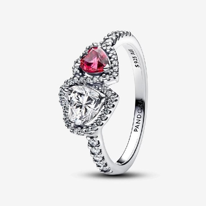 Halo Hearts Ring, Size 60
