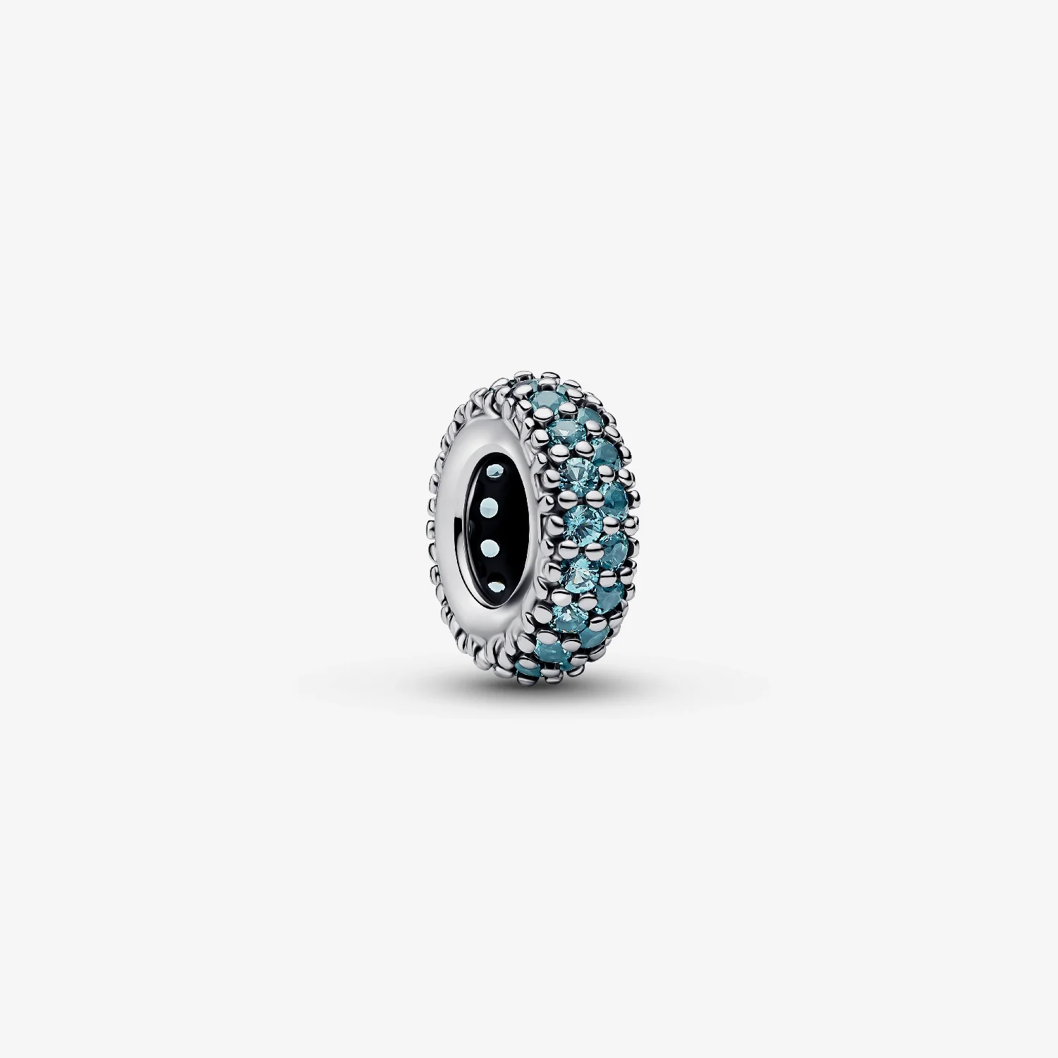 Ice Blue Stone Spacer Charms