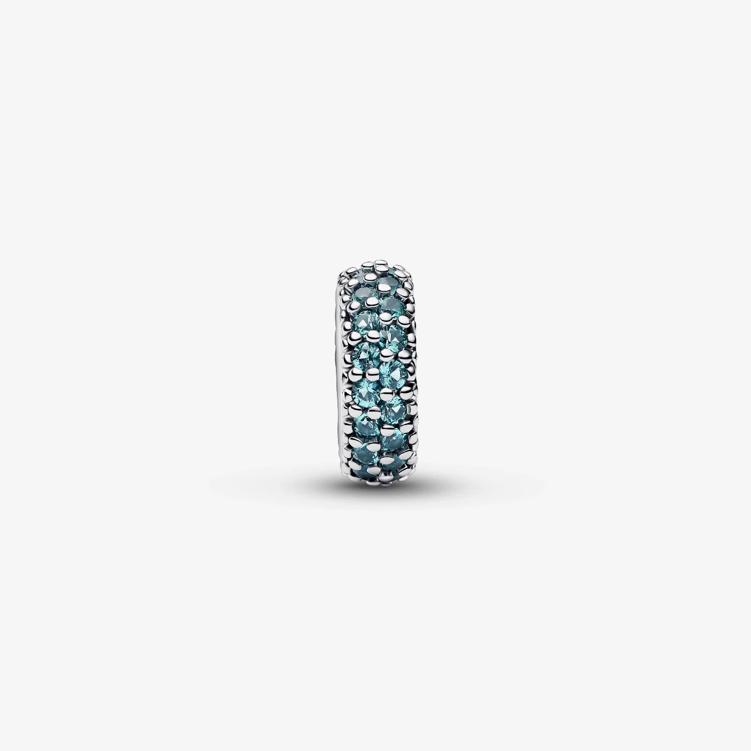 Ice Blue Stone Spacer Charms - Image 3