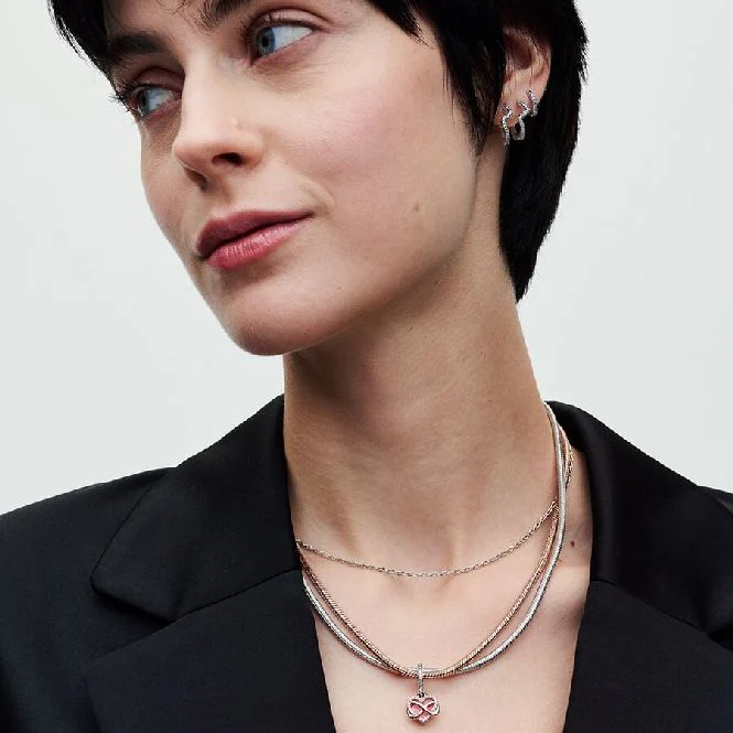 Infinity Chain Necklace, 50cm - Image 3