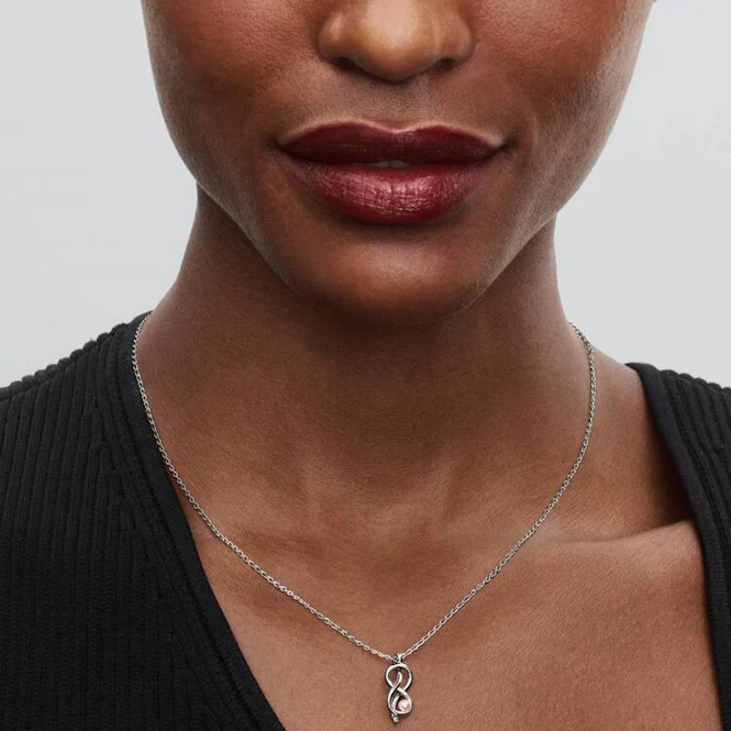Infinity Knot Collier Necklace, 50cm - Image 3