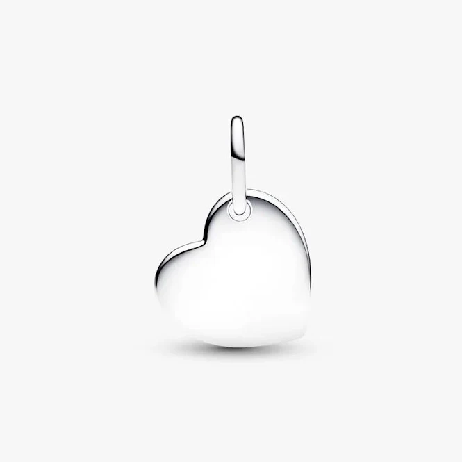 January Birthstone Engravable Heart Dangle Charms - Image 2