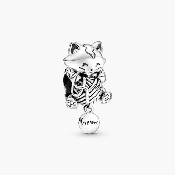 Kitten & Yarn Ball Charms