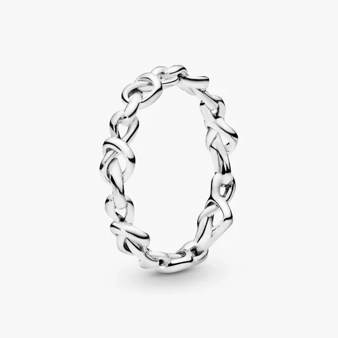 Knotted Hearts Ring, Size 48