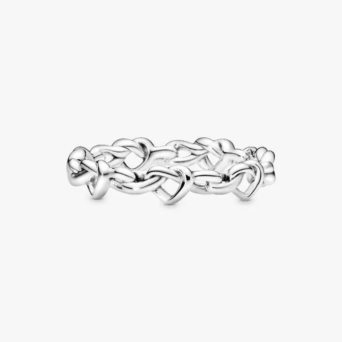 Knotted Hearts Ring, Size 48 - Image 3