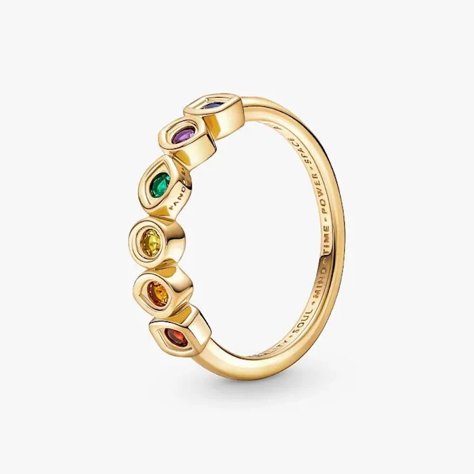 Marvel The Avengers Infinity Stones Ring, Size 52