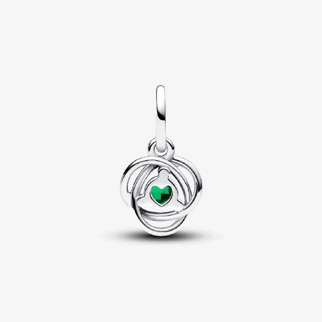May Birthstone Eternity Circle Dangle Charms - Image 2