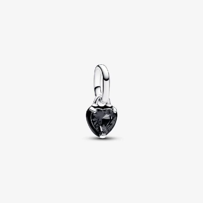 ME Black Chakra Heart Mini Dangle Charms